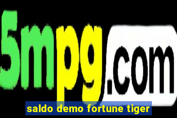 saldo demo fortune tiger